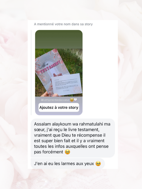 Mon testament femme