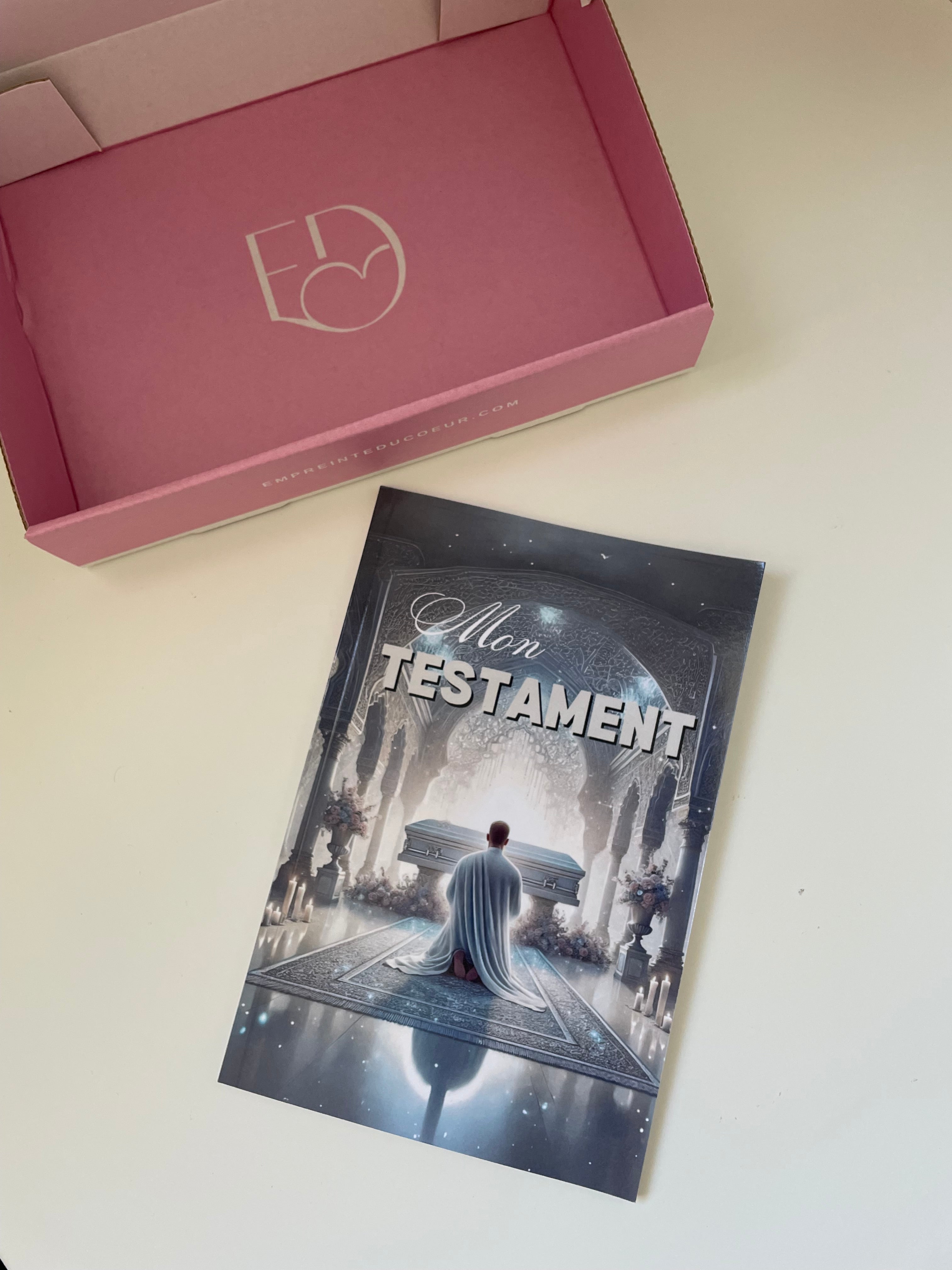 Livre testament pour homme