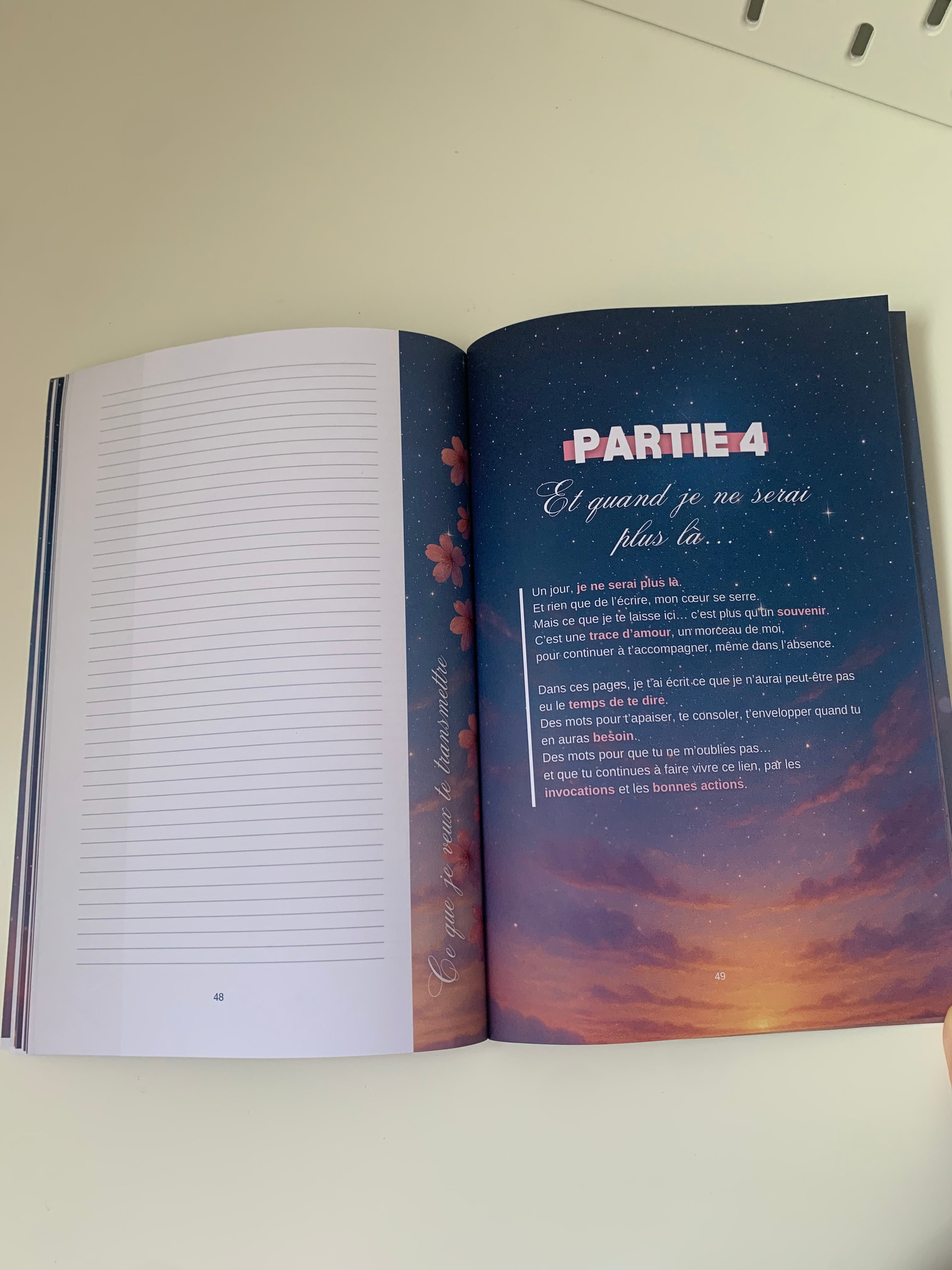 Livre héritage fille